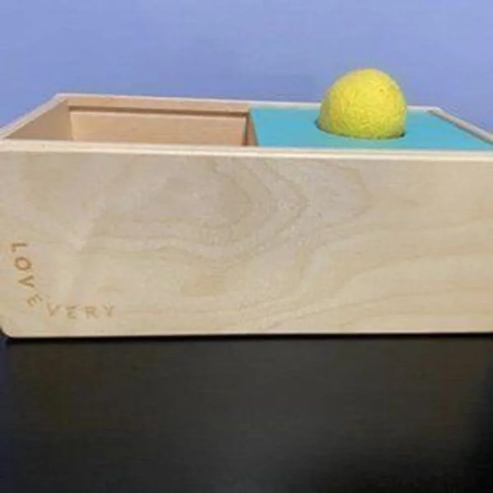 Lovevery Sliding Top Box w/Ball, Retired